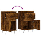 Dressoir met bewerkt hout en ijzeren poten voor een tijdloze uitstraling - Dressoirs & buffetkasten