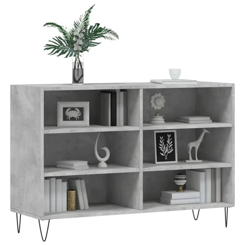 Dressoir met bewerkt hout en ijzeren poten voor een tijdloze uitstraling - Dressoirs & buffetkasten