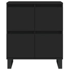 Dressoir met bewerkt hout en ijzeren poten voor een tijdloze uitstraling - Dressoirs & buffetkasten