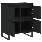 Dressoir met bewerkt hout en ijzeren poten voor een tijdloze uitstraling - Dressoirs & buffetkasten