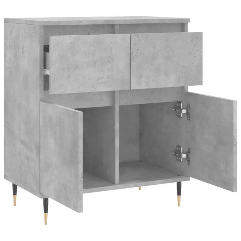 Dressoir met bewerkt hout en ijzeren poten voor een tijdloze uitstraling - Dressoirs & buffetkasten