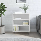 Dressoir met bewerkt hout en ijzeren poten voor een tijdloze uitstraling - Hoogglans wit / 1 - Dressoirs & buffetkasten