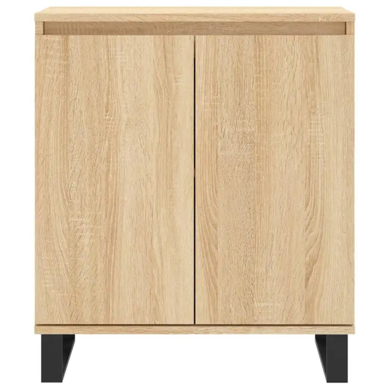 Dressoir met bewerkt hout en ijzeren poten voor een tijdloze look - Dressoirs & buffetkasten