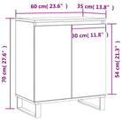 Dressoir met bewerkt hout en ijzeren poten voor een tijdloze look - Dressoirs & buffetkasten