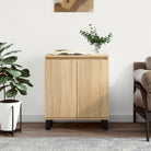 Dressoir met bewerkt hout en ijzeren poten voor een tijdloze look - Dressoirs & buffetkasten