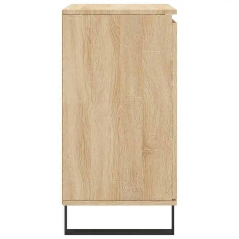 Dressoir met bewerkt hout en ijzeren poten voor een tijdloze look - Dressoirs & buffetkasten