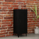 Dressoir met bewerkt hout en metalen poten voor een stevige uitstraling - Dressoirs & buffetkasten
