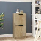 Dressoir met bewerkt hout voor een minimalistische uitstraling - Sonoma eiken / 1 - Dressoirs & buffetkasten