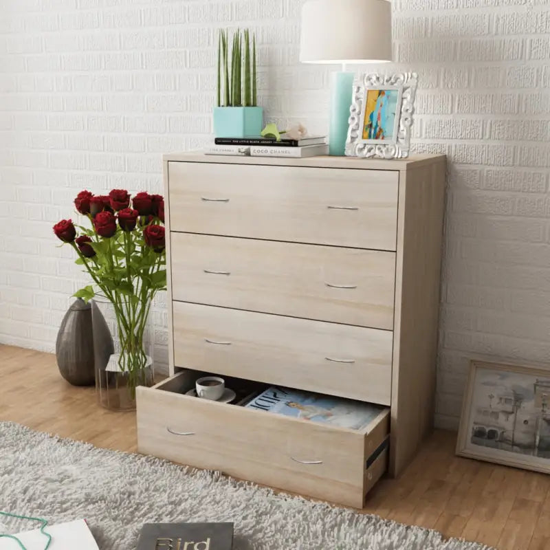 Dressoir met bewerkt hout voor een tijdloze uitstraling - Eiken / 1 - Dressoirs & buffetkasten