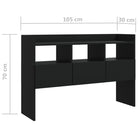 Dressoir met bewerkt hout voor moderne charme en ruime opbergruimte - Dressoirs & buffetkasten