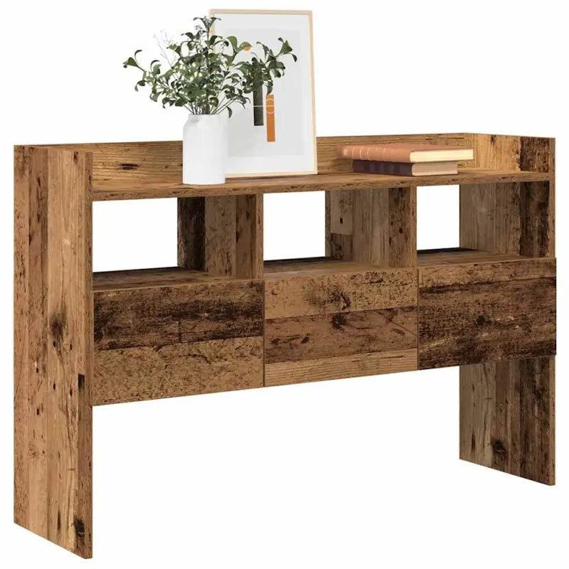 Dressoir met bewerkt hout voor moderne charme en ruime opbergruimte - Oud hout / 1 - Dressoirs & buffetkasten