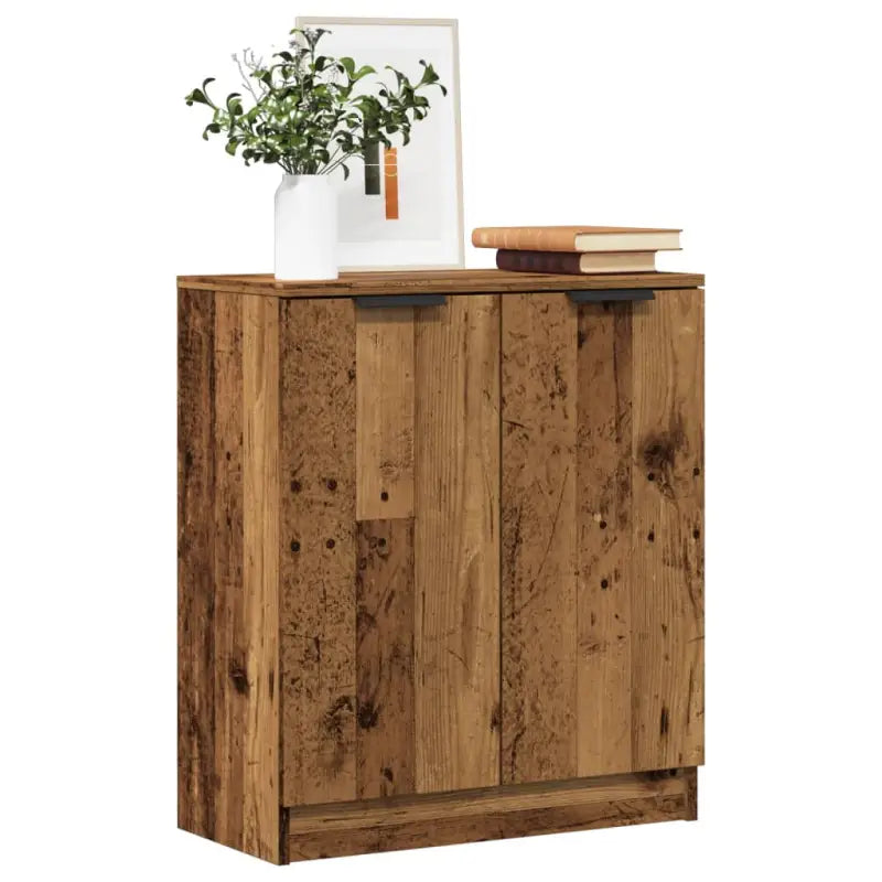 Dressoir met bewerkt hout voor moderne en praktische interieurstijl - Oud hout / 1 - Dressoirs & buffetkasten