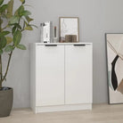 Dressoir met bewerkt hout voor moderne en praktische interieurstijl - Hoogglans wit / 1 - Dressoirs & buffetkasten