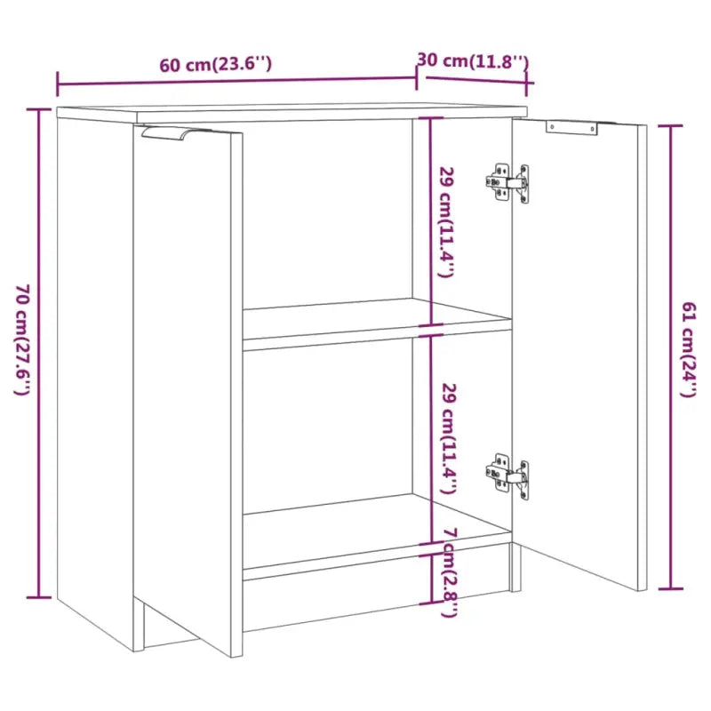 Dressoir met bewerkt hout voor moderne en praktische interieurstijl - Dressoirs & buffetkasten