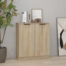 Dressoir met bewerkt hout voor moderne en praktische interieurstijl - Sonoma eiken / 1 - Dressoirs & buffetkasten