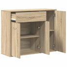 Dressoir met grote lade van bewerkt hout een minimalistisch ontwerp - Dressoirs & buffetkasten