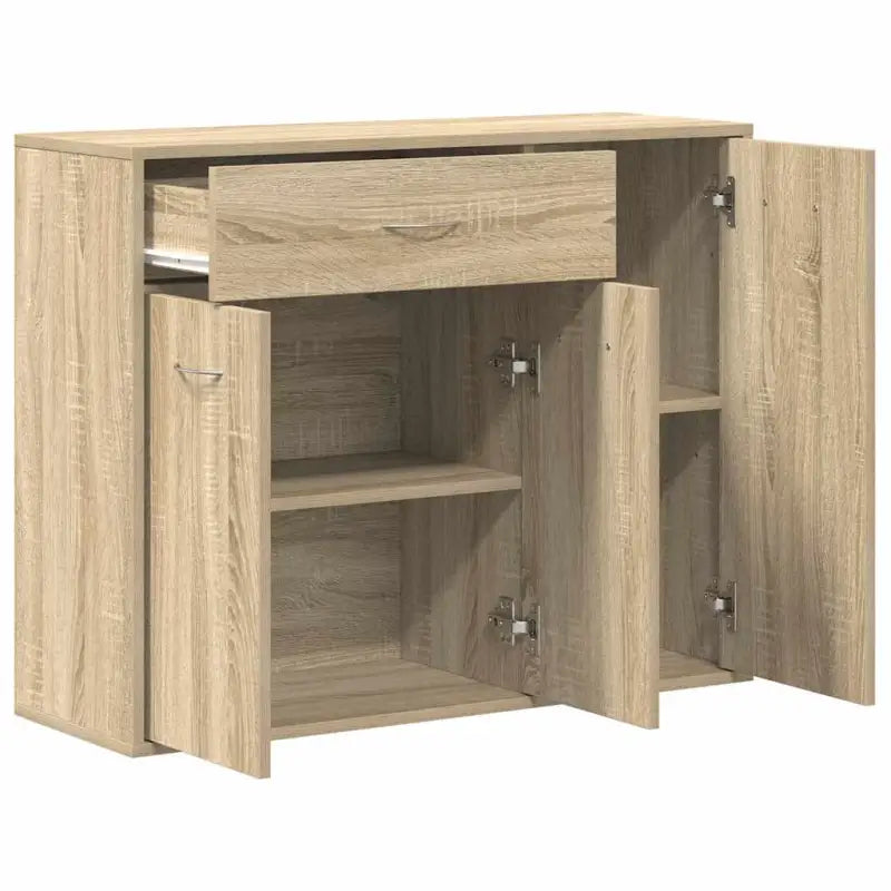 Dressoir met grote lade van bewerkt hout een minimalistisch ontwerp - Dressoirs & buffetkasten