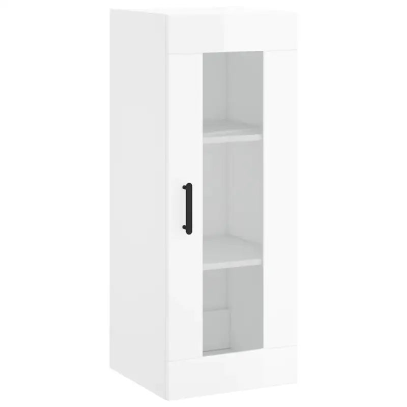 Dressoir met hoogglans wit en bewerkt hout voor een elegante interieur - Dressoirs & buffetkasten