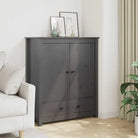 Dressoir met massief grenenhout voor een rustieke uitstraling - Grijs / 1 - Dressoirs & buffetkasten