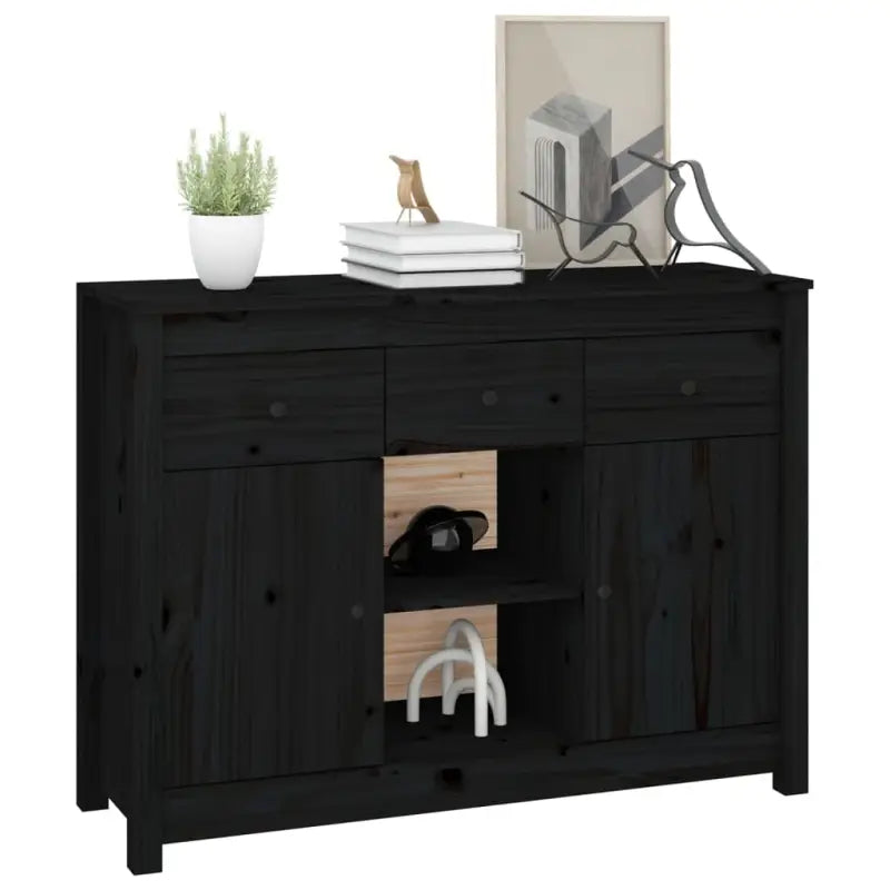 Dressoir met massief grenenhout voor elegante woonkameropslag - Dressoirs & buffetkasten