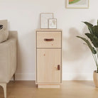 Dressoir met massief grenenhout voor slaapkamer woonkamer of kantoor - Naturel / 1 - Dressoirs & buffetkasten