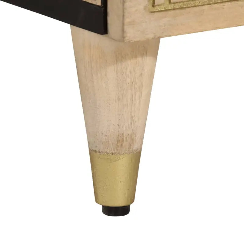 Dressoir met massief mangohout en houten poten in tijdloze stijl - Dressoirs & buffetkasten