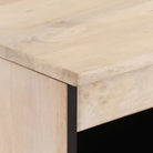 Dressoir met massief mangohout en houten poten in tijdloze stijl - Dressoirs & buffetkasten