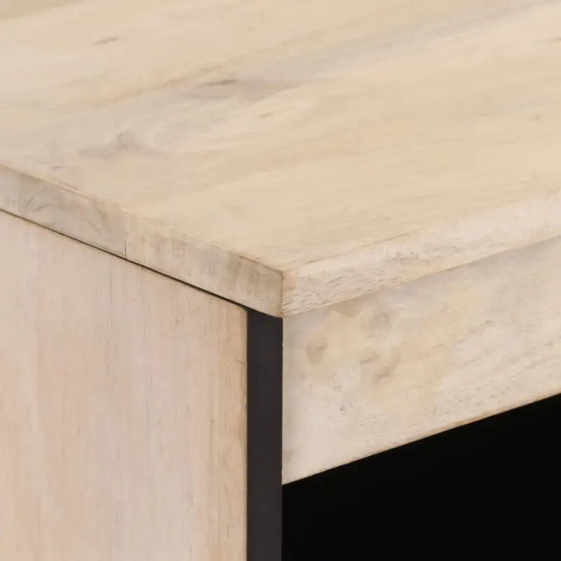 Dressoir met massief mangohout en houten poten in tijdloze stijl - Dressoirs & buffetkasten