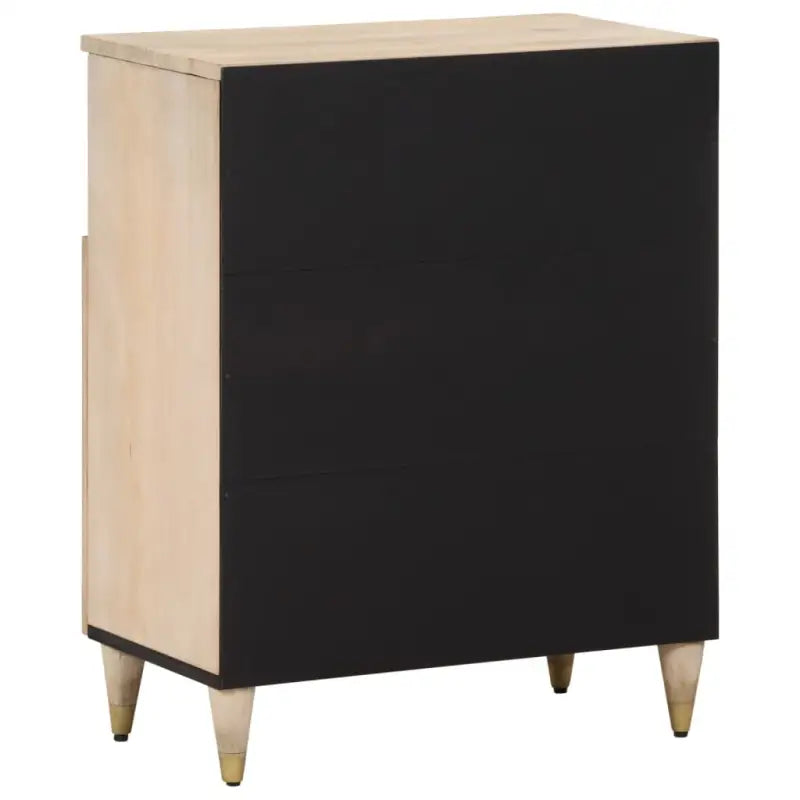 Dressoir met massief mangohout en houten poten in tijdloze stijl - Dressoirs & buffetkasten