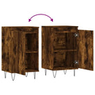 Dressoir met metalen poten en bewerkt hout voor een tijdloze uitstraling - Dressoirs & buffetkasten