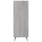 Dressoir met metalen poten in Grijs Sonoma Eiken stijl - Dressoirs & buffetkasten
