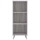 Dressoir met metalen poten in Grijs Sonoma Eiken stijl - Dressoirs & buffetkasten