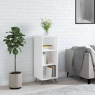 Dressoir met metalen poten in Grijs Sonoma Eiken stijl - Wit / 1 - Dressoirs & buffetkasten