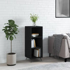 Dressoir met metalen poten in Grijs Sonoma Eiken stijl - Zwart / 1 - Dressoirs & buffetkasten