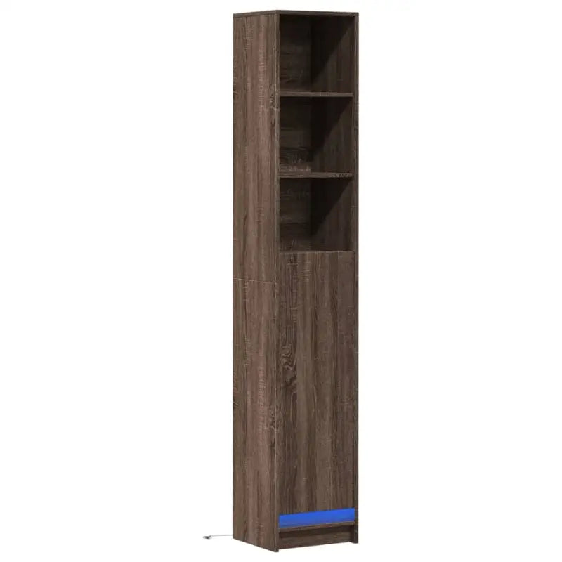 Dressoir met RGB LED-verlichting en bewerkt hout voor een moderne uitstraling - Dressoirs & buffetkasten