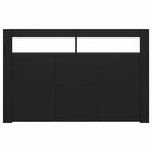 Dressoir met rgb led-verlichting en duurzaam bewerkt hout - Dressoirs & buffetkasten