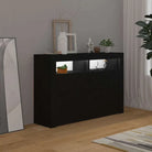 Dressoir met rgb led-verlichting en duurzaam bewerkt hout - Dressoirs & buffetkasten