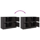 Dressoir met stabiel frame van koudgewalst staal en trendy design - Dressoirs & buffetkasten