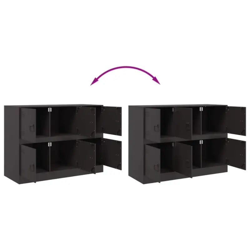 Dressoir met stabiel frame van koudgewalst staal en trendy design - Dressoirs & buffetkasten