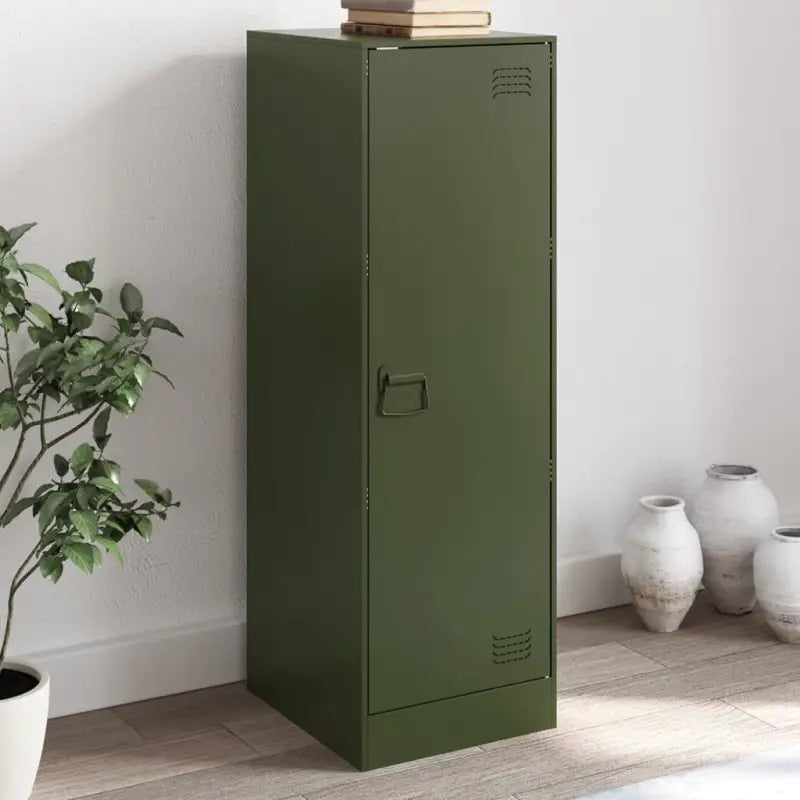Dressoir met stabiel koudgewalst staal frame en trendy design - Olijfgroen / 1 - Dressoirs & buffetkasten