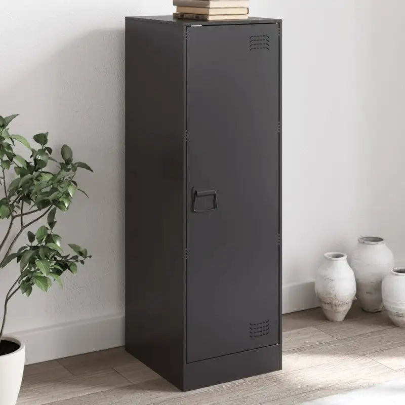Dressoir met stabiel koudgewalst staal frame en trendy design - Zwart / 1 - Dressoirs & buffetkasten