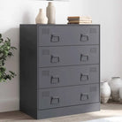 Dressoir met stable koudgewalst staal frame voor in de woonkamer - Antraciet / 1 - Dressoirs & buffetkasten