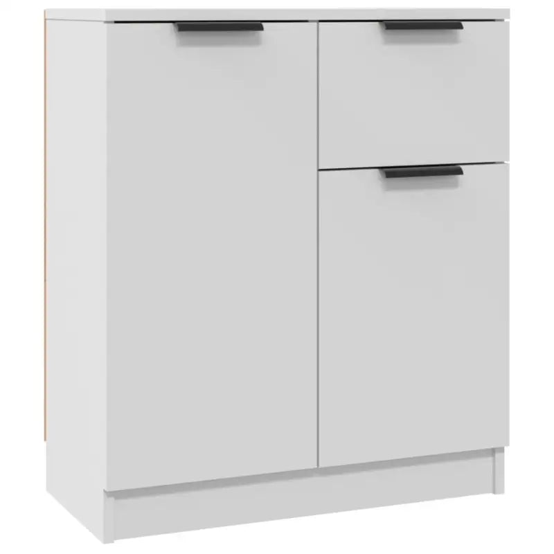 Dressoir met stevig blad en bewerkt hout voor een minimalistisch interieur - Wit / 1 - Dressoirs & buffetkasten
