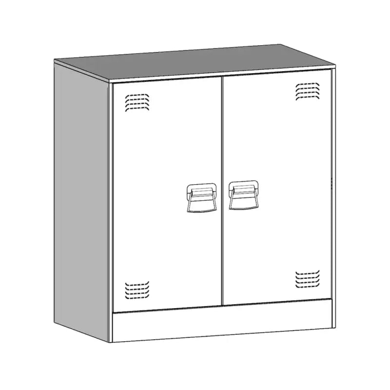 Dressoir met stevig koudgewalst staal frame voor een moderne woonkamer - Dressoirs & buffetkasten