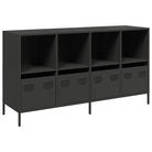 Dressoir met stevig tafelblad van koudgewalst staal - Dressoirs & buffetkasten