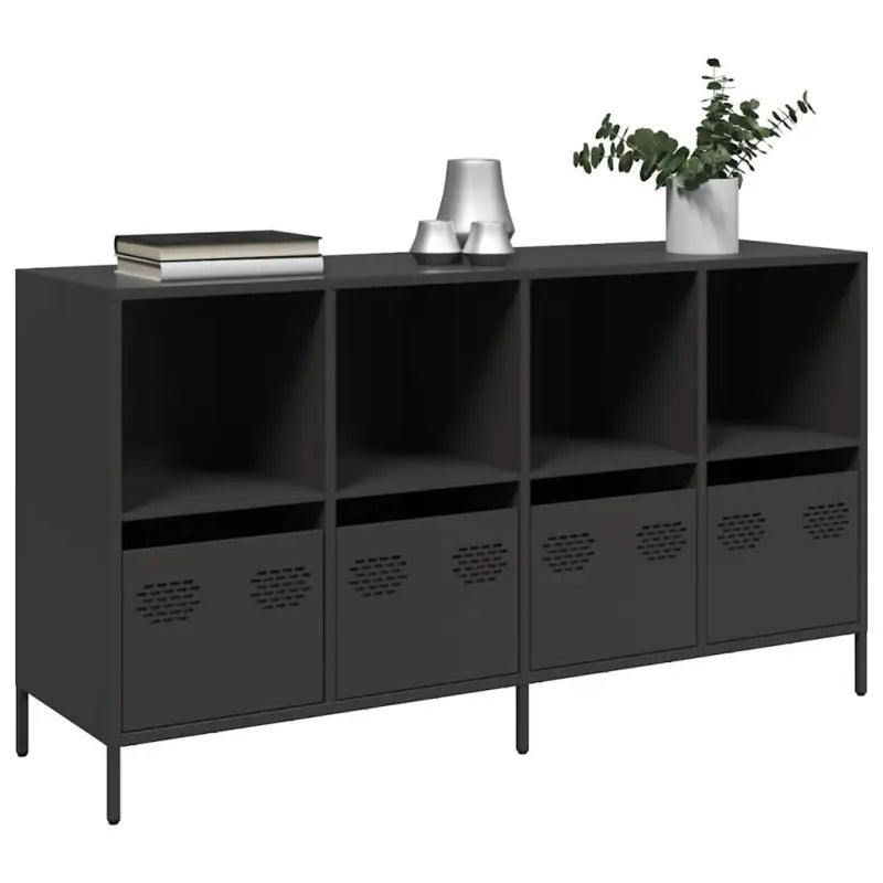 Dressoir met stevig tafelblad van koudgewalst staal - Dressoirs & buffetkasten