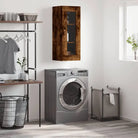 Dressoir met wandgemonteerde kast van bewerkt hout voor elegant interieur - Gerookt eiken / 1 - Dressoirs & buffetkasten