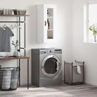 Dressoir met wandgemonteerde kast van bewerkt hout voor elegant interieur - Wit / 1 - Dressoirs & buffetkasten