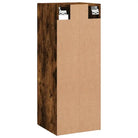 Dressoir met wandgemonteerde kast van bewerkt hout voor elegant interieur - Dressoirs & buffetkasten