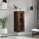 Dressoir met wandgemonteerde kast van bewerkt hout voor elegant interieur - Dressoirs & buffetkasten